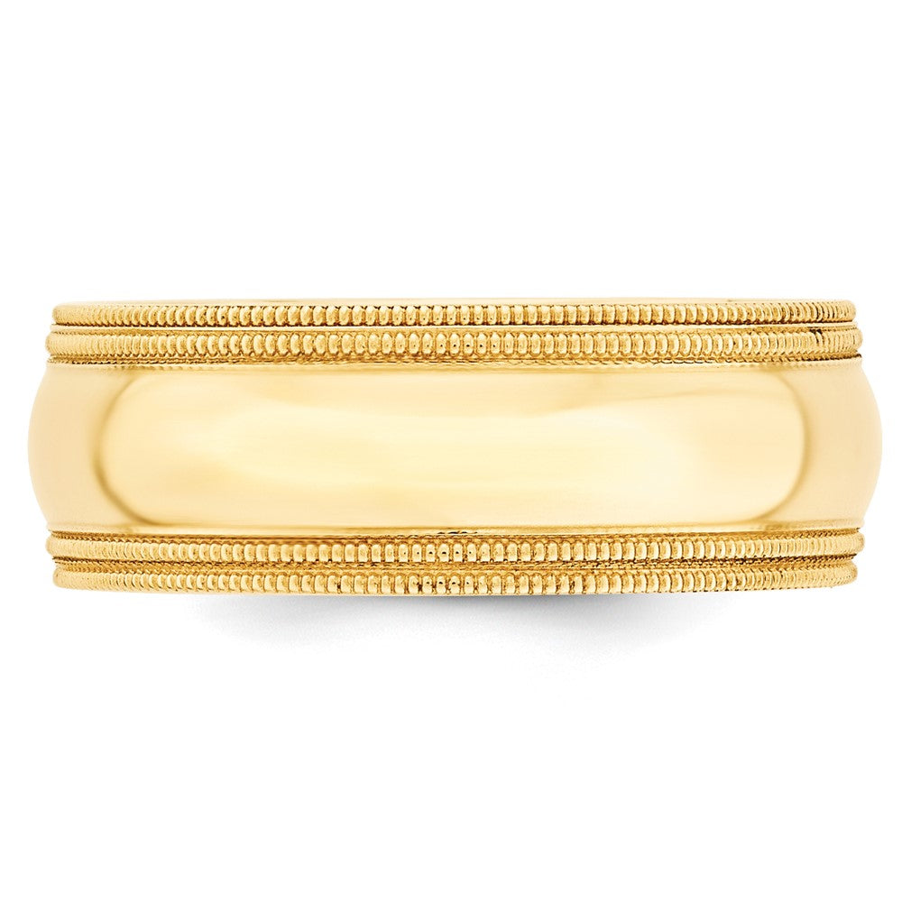 Double Milgrain Comfort Fit Wedding Band - WBC