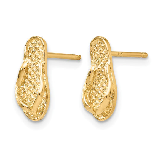 Polished Flip-Flop Post Earrings - WBC