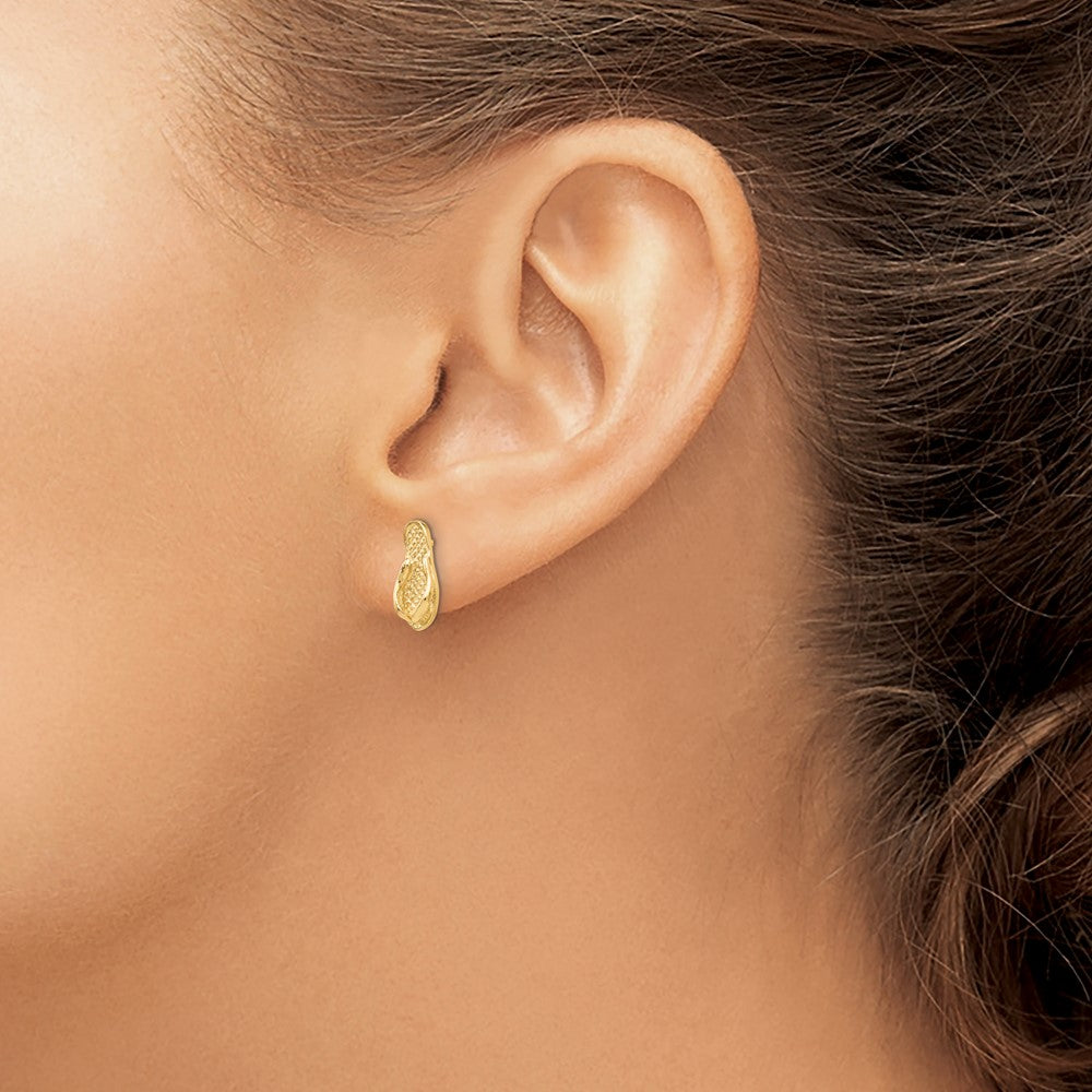 Polished Flip-Flop Post Earrings - WBC