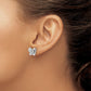 1/6 carat Diamond Butterfly Post Earrings - WBC