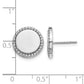 1/3 carat Diamond Fancy Circle Post Earrings - WBC