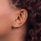 Diamond Initial F Post Earrings - WBC