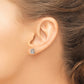 Diamond Initial Q Post Earrings - WBC