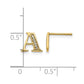 Diamond Initial A Post Earrings - WBC