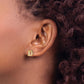 Diamond Initial D Post Earrings - WBC