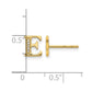 Diamond Initial E Post Earrings - WBC