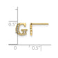 Diamond Initial G Post Earrings - WBC