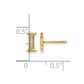 Diamond Initial I Post Earrings - WBC