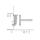 Diamond Initial J Post Earrings - WBC