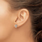 Diamond Initial Q Post Earrings - WBC