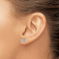Diamond Initial R Post Earrings - WBC
