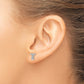 Diamond Initial T Post Earrings - WBC