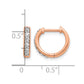 1/4 carat Diamond Hinged Hoop Earrings - WBC