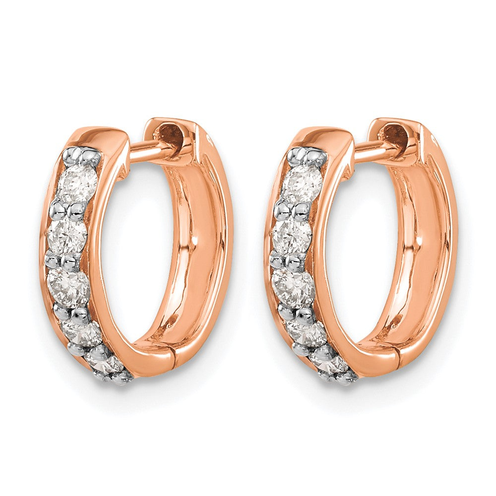 1/3 carat Diamond Hinged Hoop Earrings - WBC