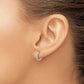 1/3 carat Diamond Hinged Hoop Earrings - WBC