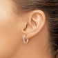 1/4 carat Diamond Hinged Hoop Earrings - WBC