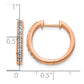 1/4 carat Diamond Hinged Hoop Earrings - WBC