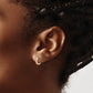 1/10 carat Diamond Channel-set Hinged Hoop Earrings - WBC