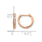 1/8 carat Diamond Channel-set Hinged Hoop Earrings - WBC