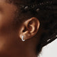 1/6 carat Diamond Channel-set Hinged Hoop Earrings - WBC
