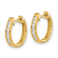 1/4 carat Diamond Channel-set Hinged Hoop Earrings - WBC