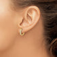 1/4 carat Diamond Channel-set Hinged Hoop Earrings - WBC