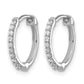 1/5 carat Diamond Hoop Earrings - WBC