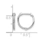 1/5 carat Diamond Hoop Earrings - WBC