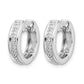 Diamond Complete Hinged Hoop Earrings - WBC