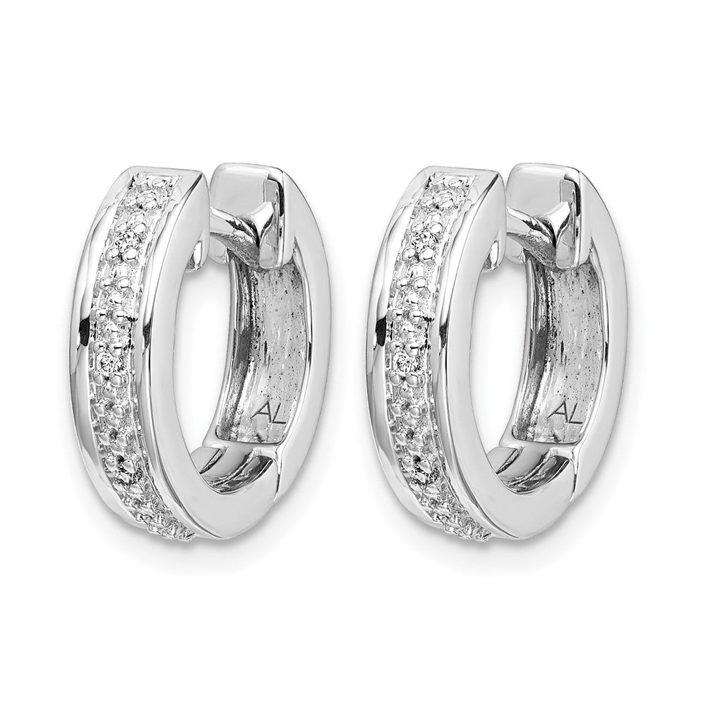 Diamond Complete Hinged Hoop Earrings - WBC