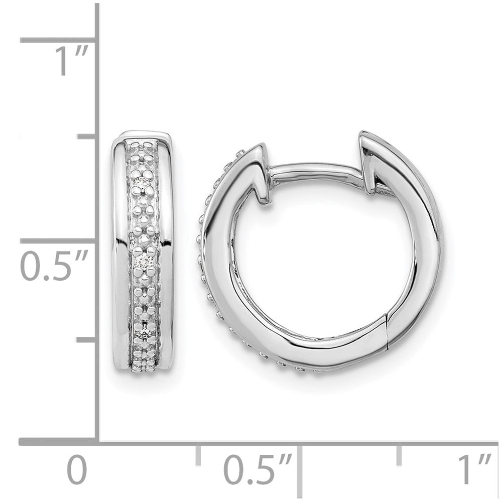 Diamond Complete Hinged Hoop Earrings - WBC