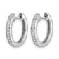 1/3 carat Diamond Complete Hinged Hoop Earrings - WBC