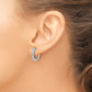 1/3 carat Diamond Complete Hinged Hoop Earrings - WBC