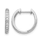 1/4 carat Diamond Complete Hinged Hoop Earrings - WBC