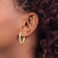 1/2 carat Diamond Channel-set Hinged Hoop Earrings - WBC