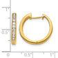 1/2 carat Diamond Channel-set Hinged Hoop Earrings - WBC