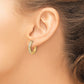 1/2 carat Diamond Channel-set Hinged Hoop Earrings - WBC