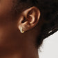 1/2 carat Diamond Pave Hinged Hoop Earrings - WBC