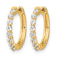 1/3 carat Diamond Hinged Hoop Earrings - WBC