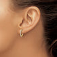 1/3 carat Diamond Hinged Hoop Earrings - WBC