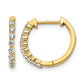 1/3 carat Diamond Hinged Hoop Earrings - WBC