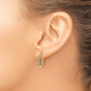 1/4 carat Diamond In/Out Hoop Earrings - WBC