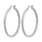 5/8 carat Diamond In/Out Hoop Earrings - WBC