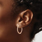 5/8 carat Diamond In/Out Hinged Hoop Earrings - WBC