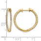 5/8 carat Diamond In/Out Hinged Hoop Earrings - WBC