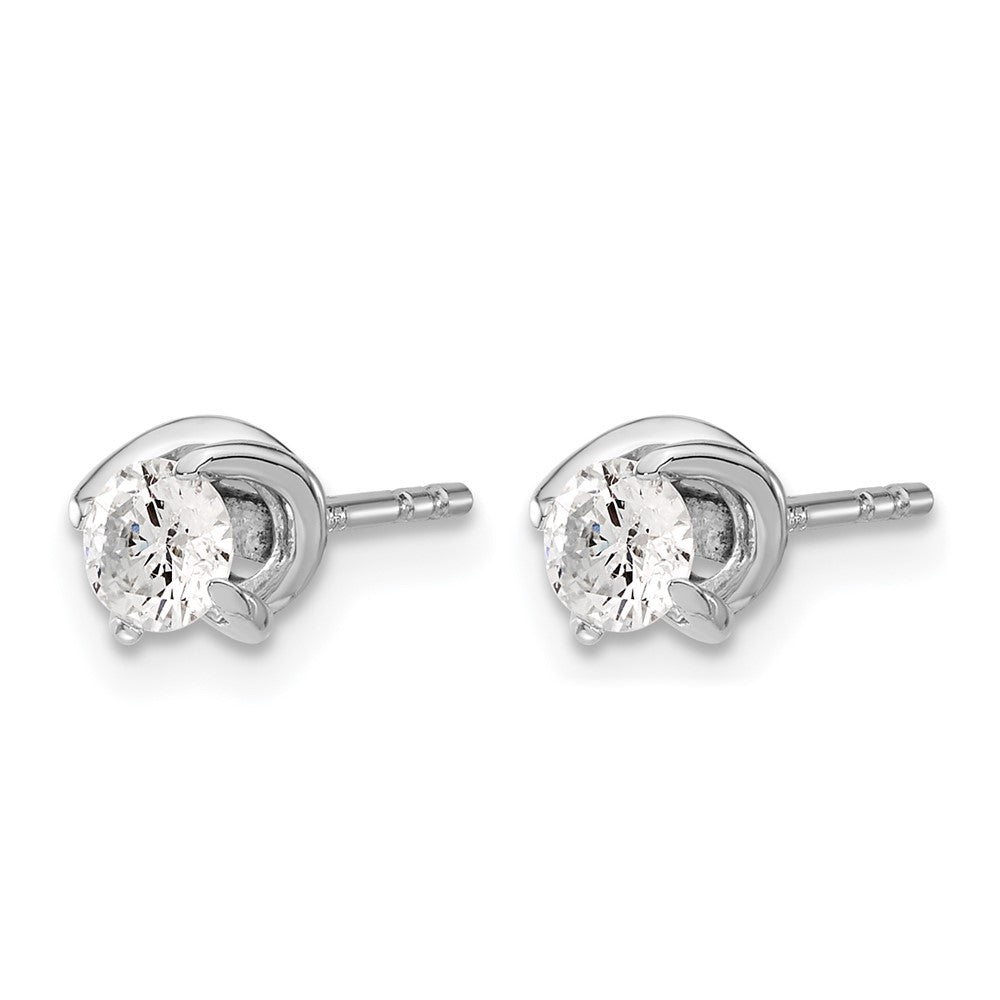 1/2 carat Diamond Fancy Twist Post Earrings - WBC
