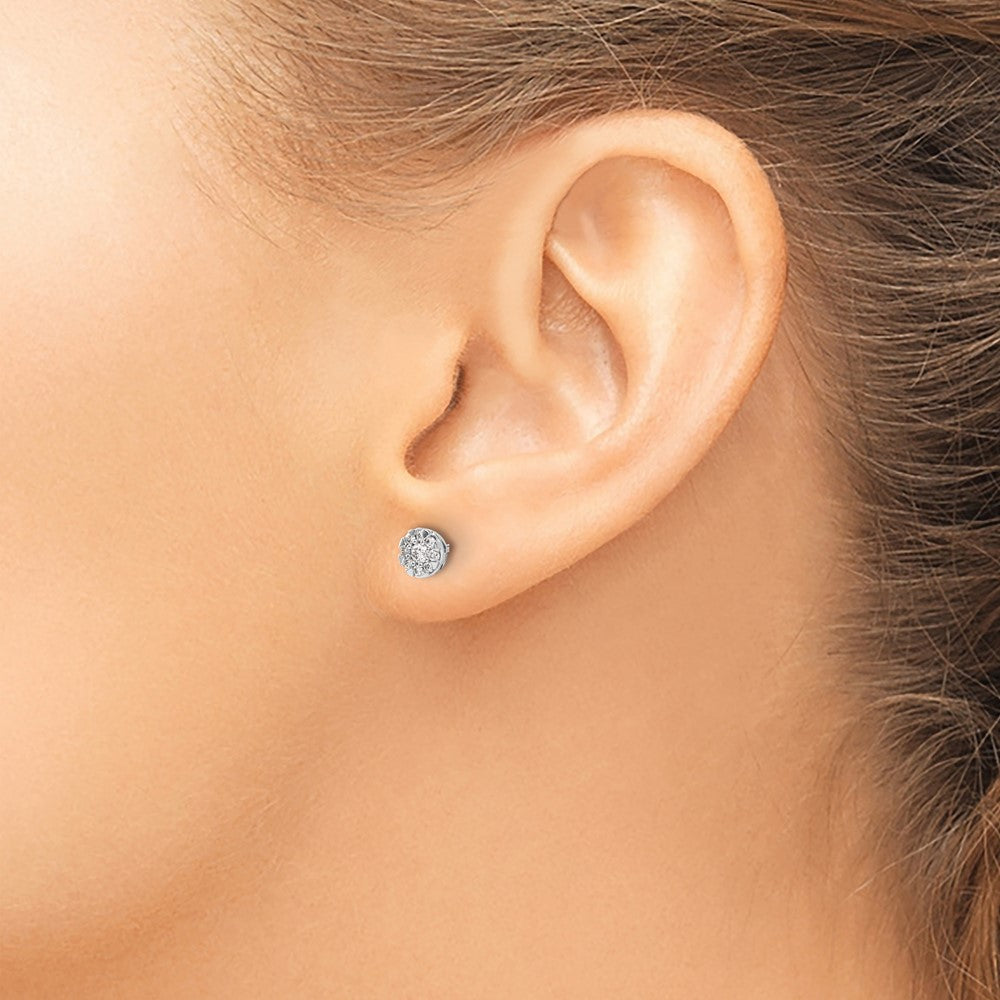 Diamond Cluster Earrings - WBC