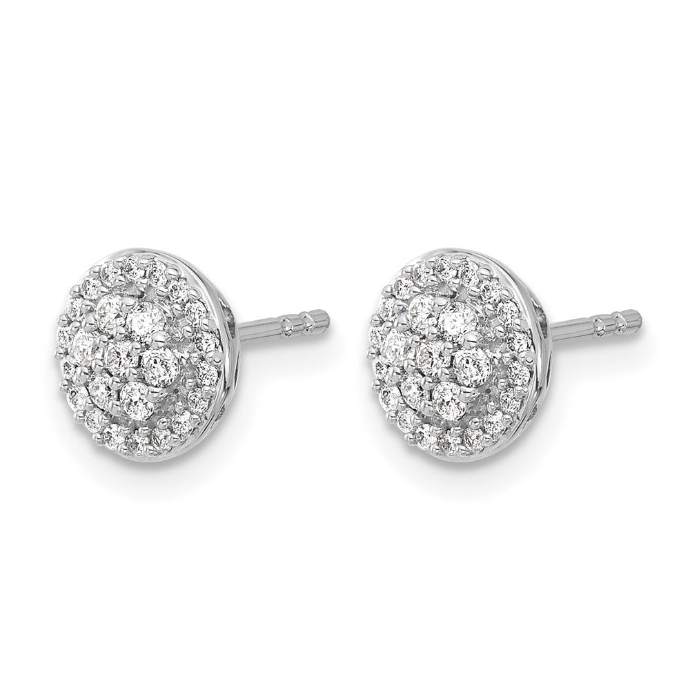1/3 carat Diamond Cluster Post Earrings - WBC