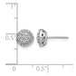1/3 carat Diamond Cluster Post Earrings - WBC