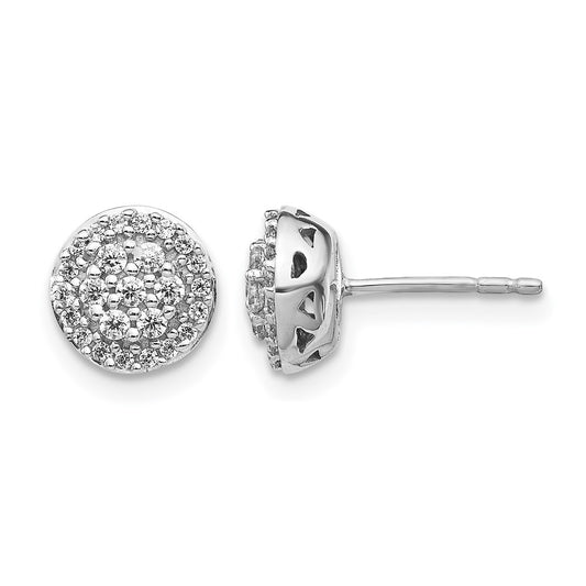 1/3 carat Diamond Cluster Post Earrings - WBC